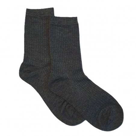 CALZINO CORTO COSTINE IN BAMBU'