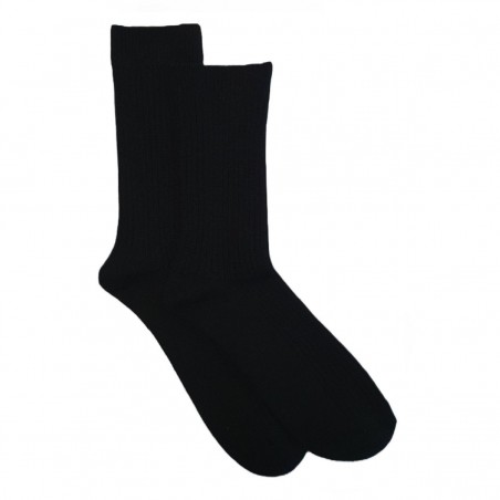 CALZINO CORTO A COSTINE CON CASHMERE