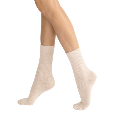 CALZINO CORTO A COSTINE CON CASHMERE