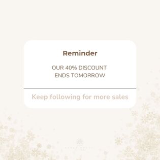 Last few hours to enjoy the -40%
What's going to happen next? 🤔
Link in bio 
.
.
.
#sarahborghi #sarahborghihosiery #sales #wintersales #saldi #sconti #calze #tights #socks