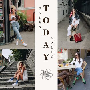 Starting today, -30%✨
#sarahborghi#summersales#collant#saldi#socks#sales#fashion